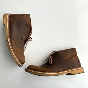 Clarks Originals Classic Oiled Brown Desert Chukka Boot women 11